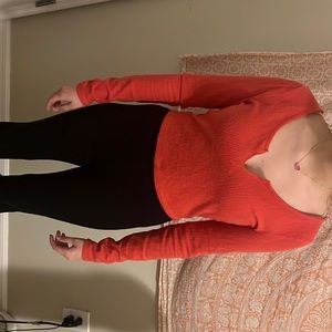 La Hearts (Pacsun) Red long sleeve top